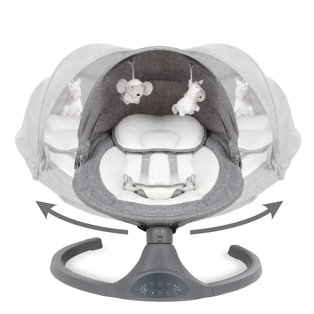 Электрический шезлонг-качалка Kidwell Luxi Dark Melange (5901130084807) - фото 10