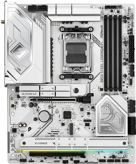 Материнська плата ASRock B850 STEEL LEGEND WIFI Socket AM5 - фото 2