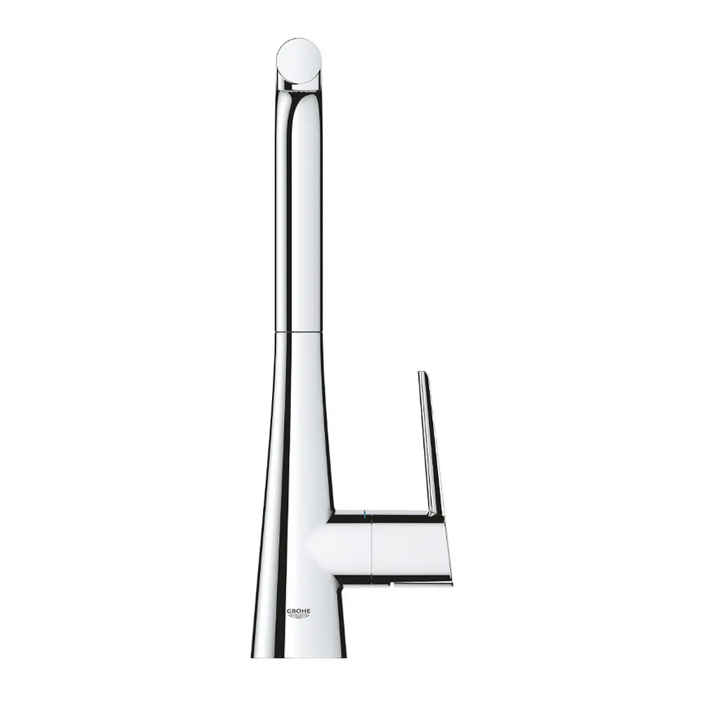 Змішувач для кухні з висувним виливом Grohe Zedra 32553002, Хром - фото 2