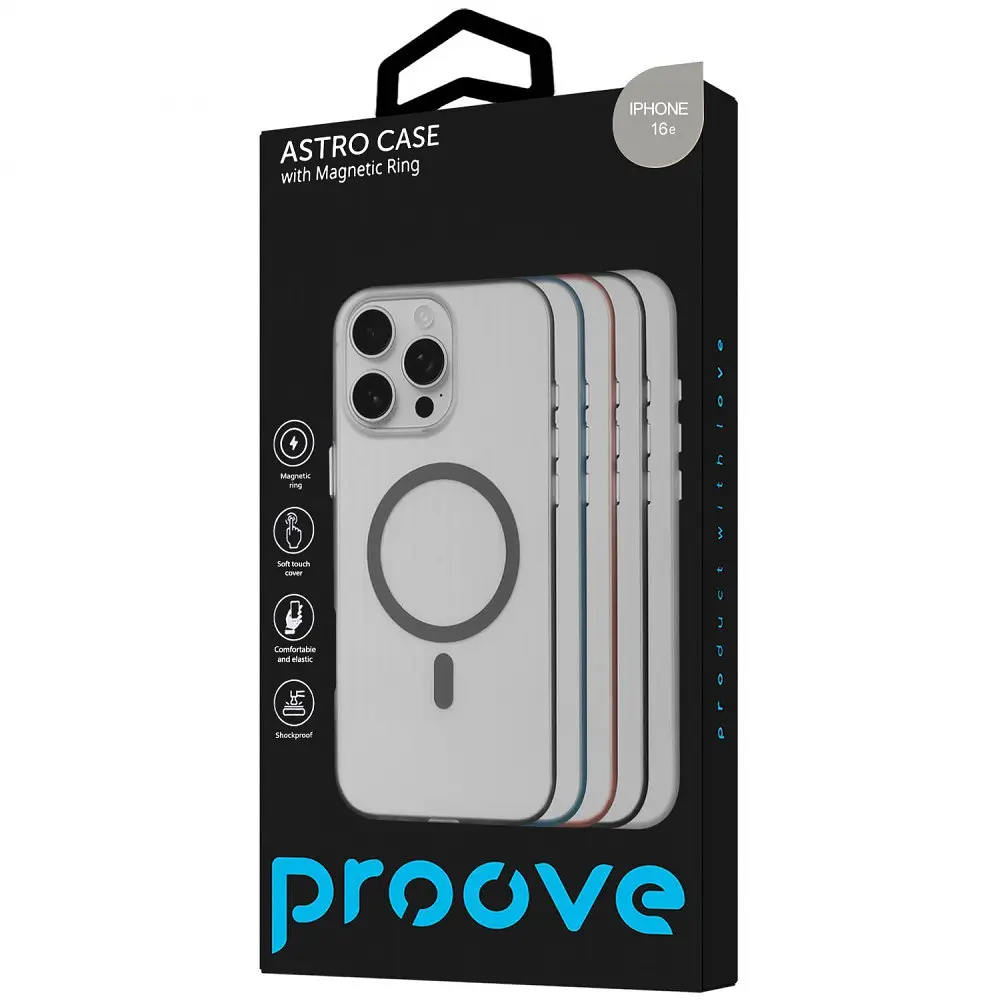 Чохол Proove Astro Case with Magnetic Ring iPhone 16e/17e в асортименті - фото 2