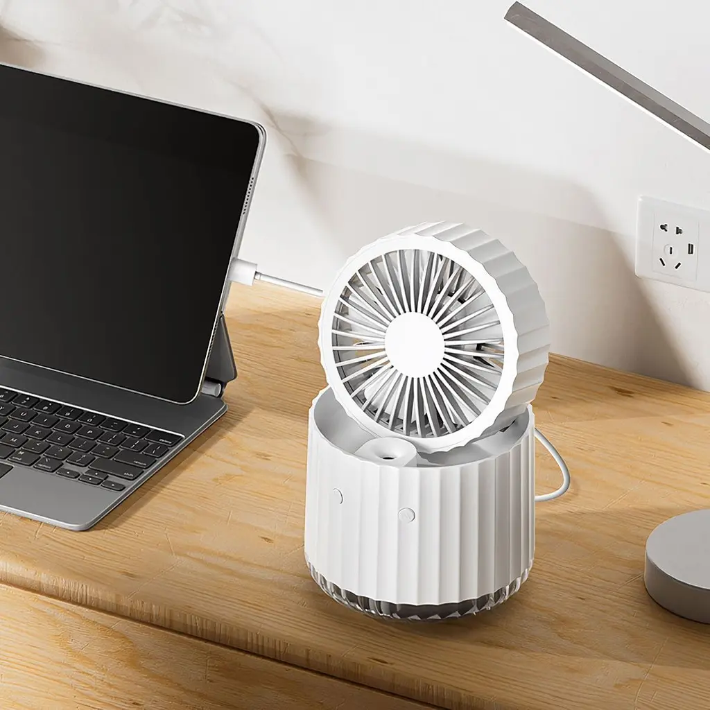 Портативний вентилятор Epik Rapid Cooling 3in1 White [137273] - фото 4