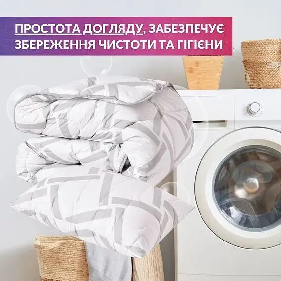 Набор Ideia Elegantly: одеяло+подушка евро, белый (8-35565) - фото 5