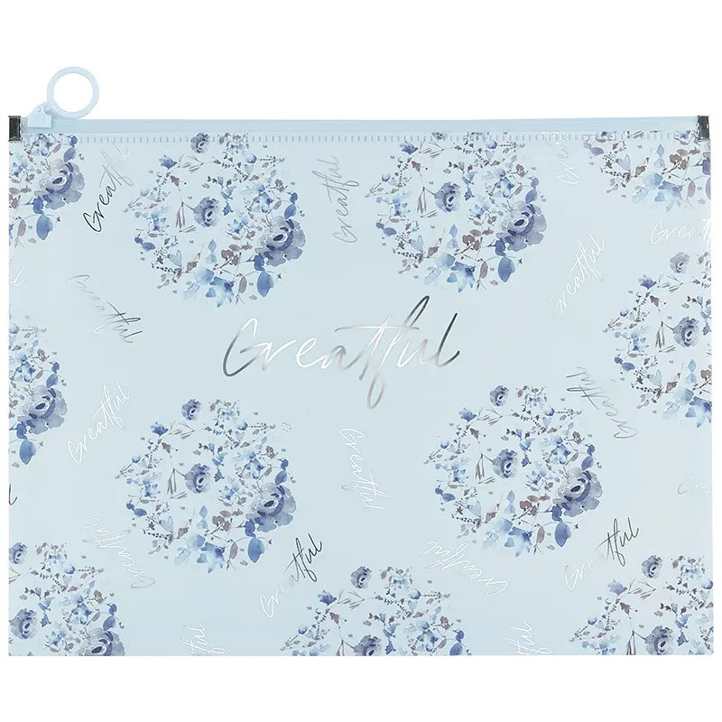 Папка "Axent" №1497-45-A Flower Symphony-2 A4+ zip-lock, на блиск.