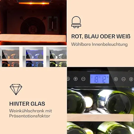 Холодильник винний KLARSTEIN Vinovilla 17(10032030) - фото 4