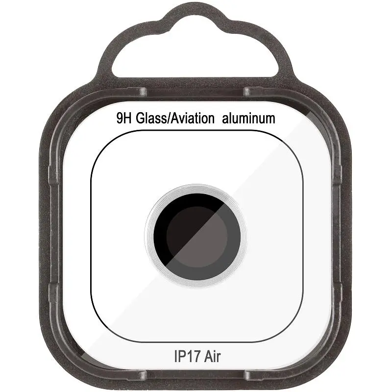 Захисне скло Metal Classic на камеру (у упак.) для Apple iPhone 17 Air (6.5) Срібний / Silver - фото 2