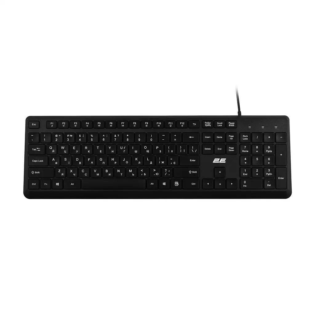 Комплект клавіатура та миша 2E MK-405 Black USB-A, EN/UK - фото 2