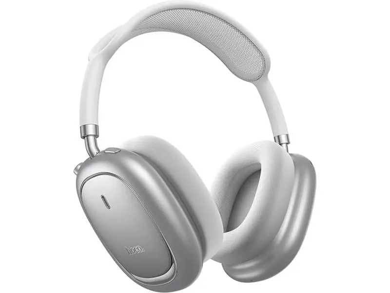 Навушники з мікрофоном Hoco W68 Calma ANC Silver (6942007674010)