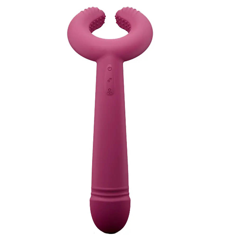 Вібратор Love To Love Please Me 21.3 см бордовий - фото 2