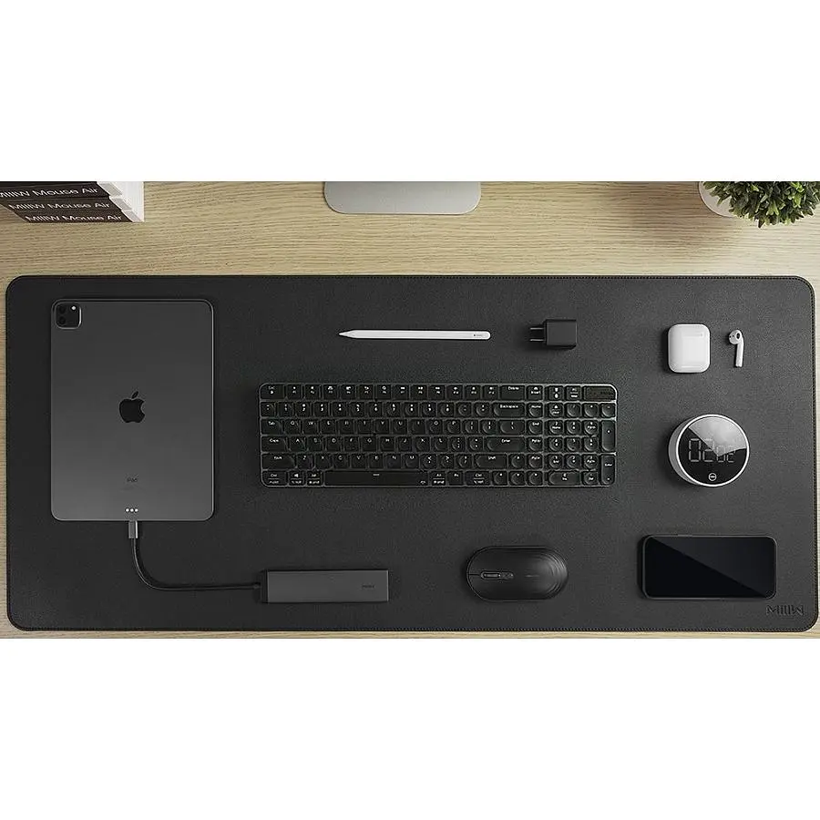Килимок MiiiW Oversized Leather Cork Mouse Pad MWMLV01 90х40 см чорний - фото 6