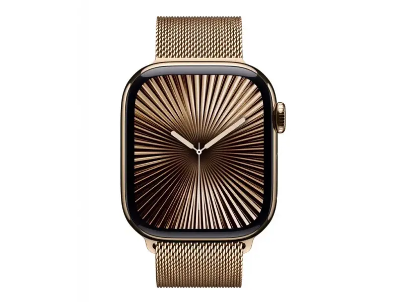 Ремінець Apple Milanese Loop Gold для Watch 44/45/46/49mm - M/L (MXMR3) - фото 2