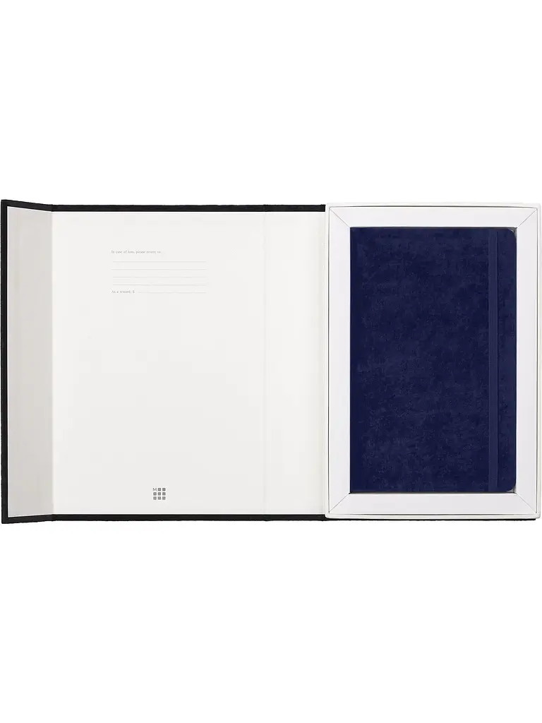 Записник Moleskine Velvet середній, Лінійка Фіолетовий + бокс (LCNBVELVQP060B) - фото 2