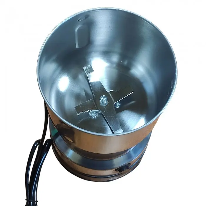 Кофемолка электрическая Domotec MS-7114, нержавеющая сталь, 200 Вт, контейнер 70 г - фото 2