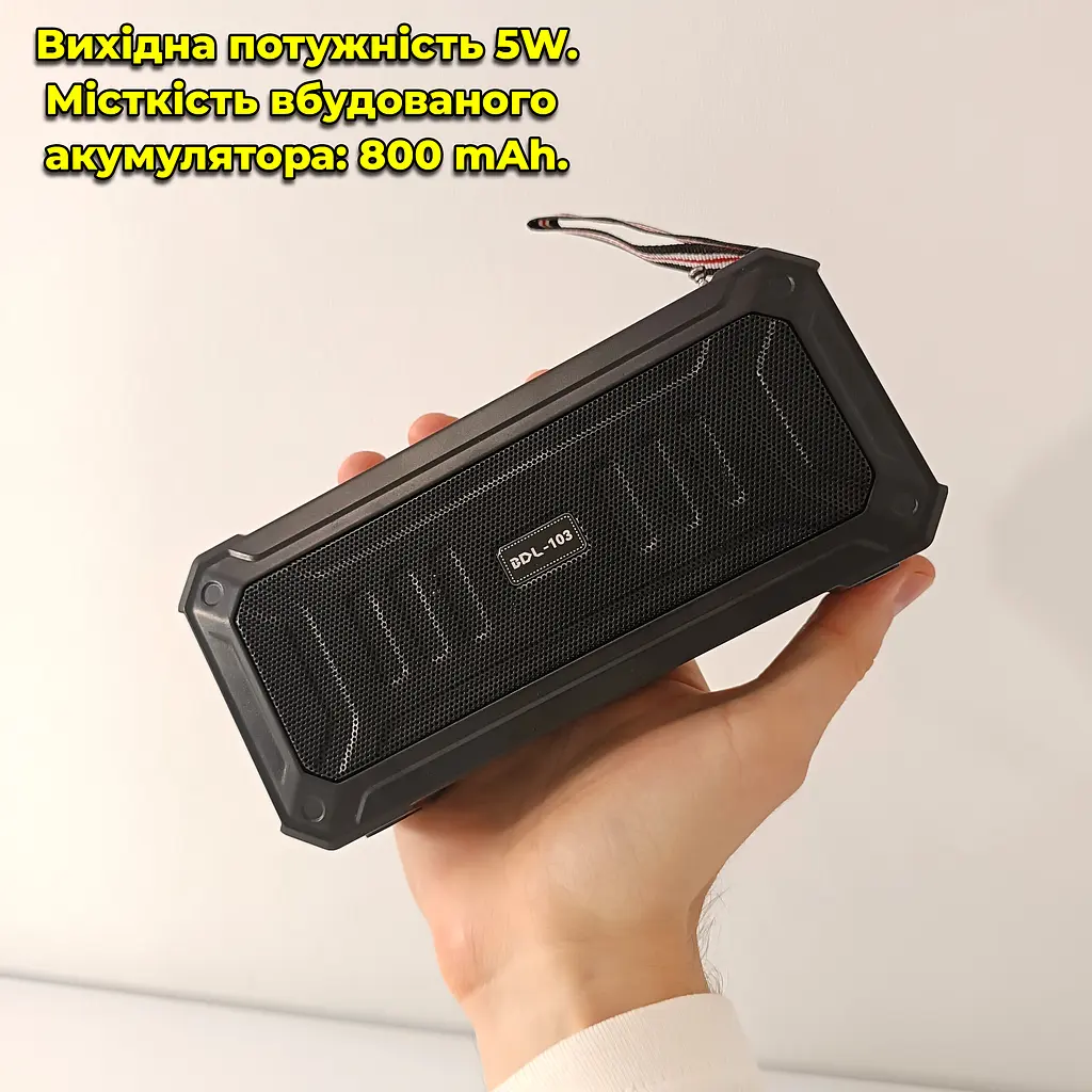 Многофункциональный портативный FM радиоприемник / Bluetooth-колонка с аккумулятором, солнечнеая панель - фото 12