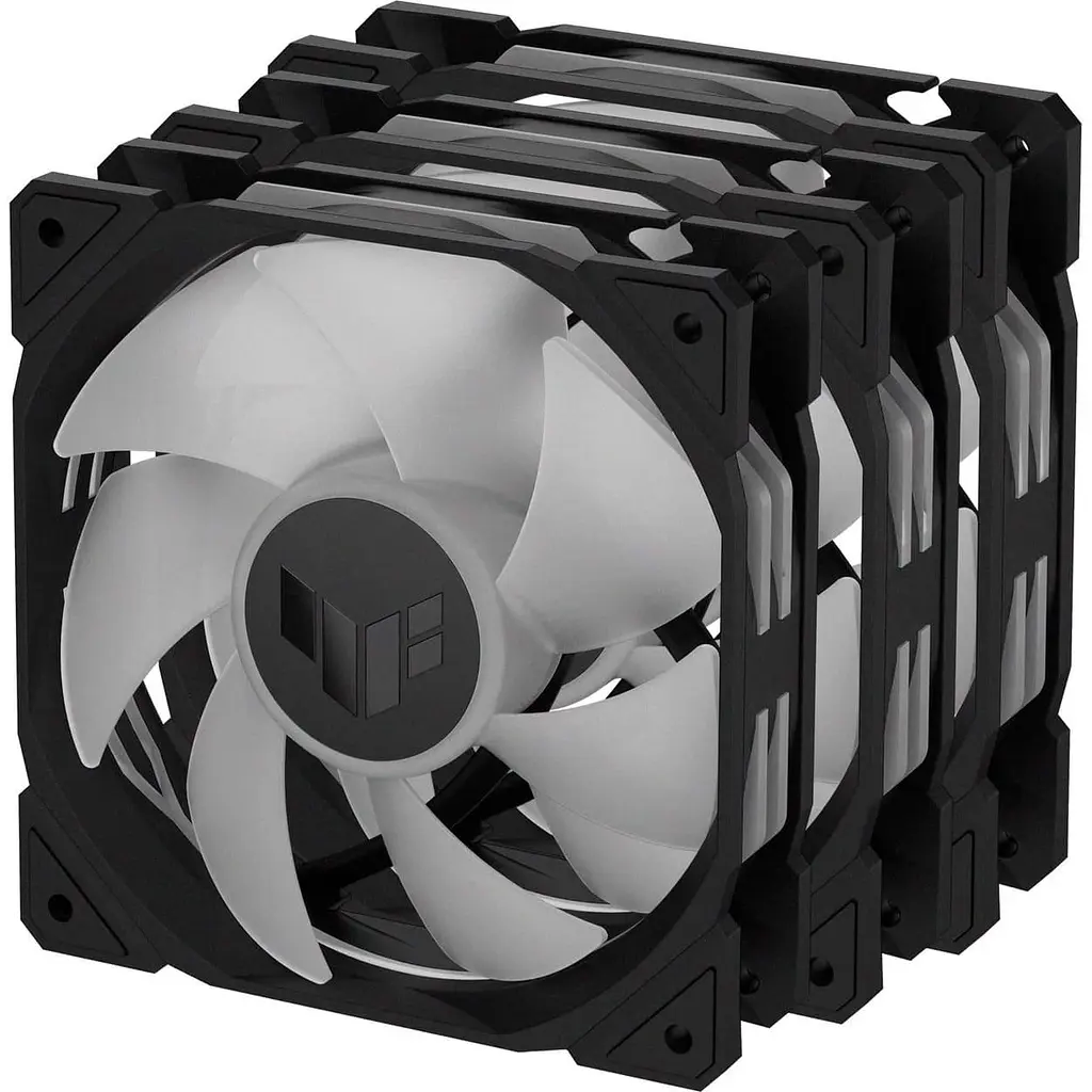 Комплект вентиляторів ASUS TUF Gaming 120мм TR120 ARGB Triple Pack Black (90DA0090-B09020) - фото 7