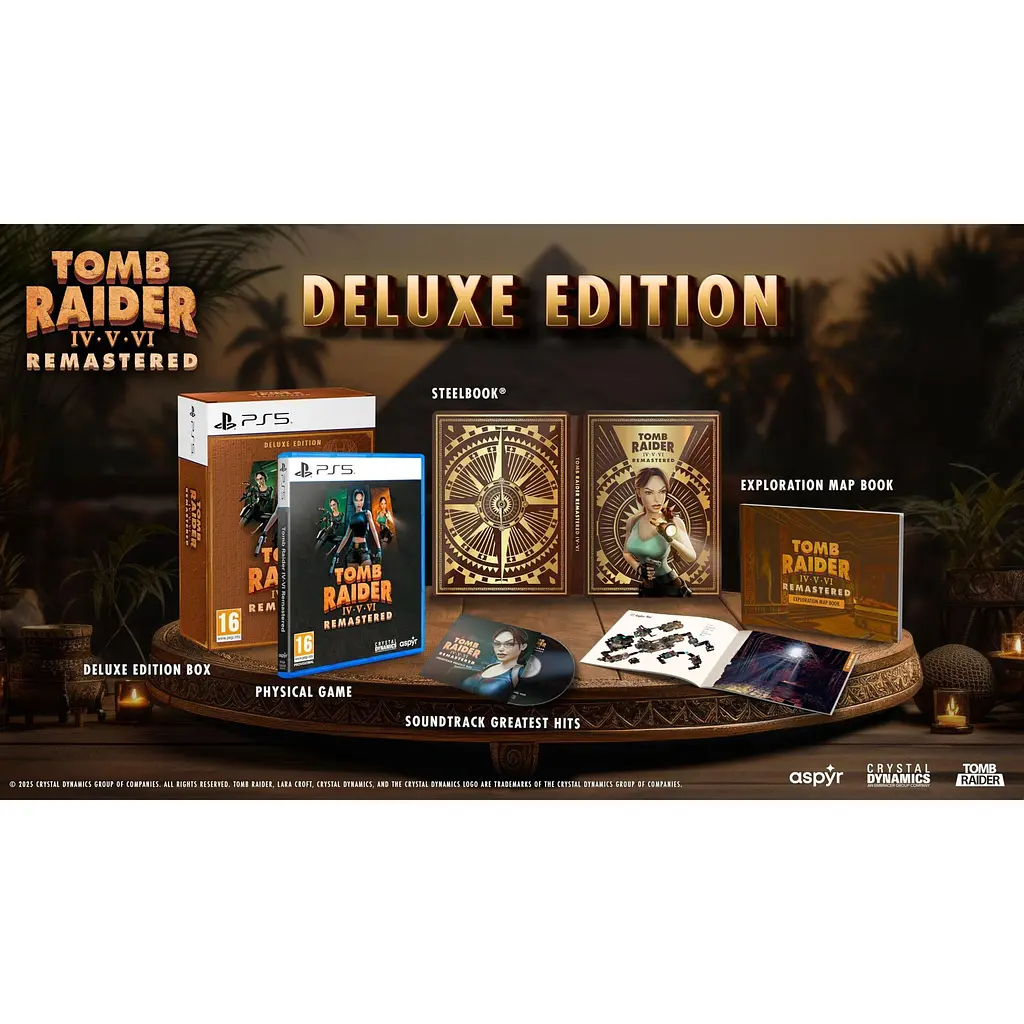 Игра Tomb Raider IV-VI Remastered Starring Lara Croft Deluxe Edition для PS5 (RU) [156279] - фото 2
