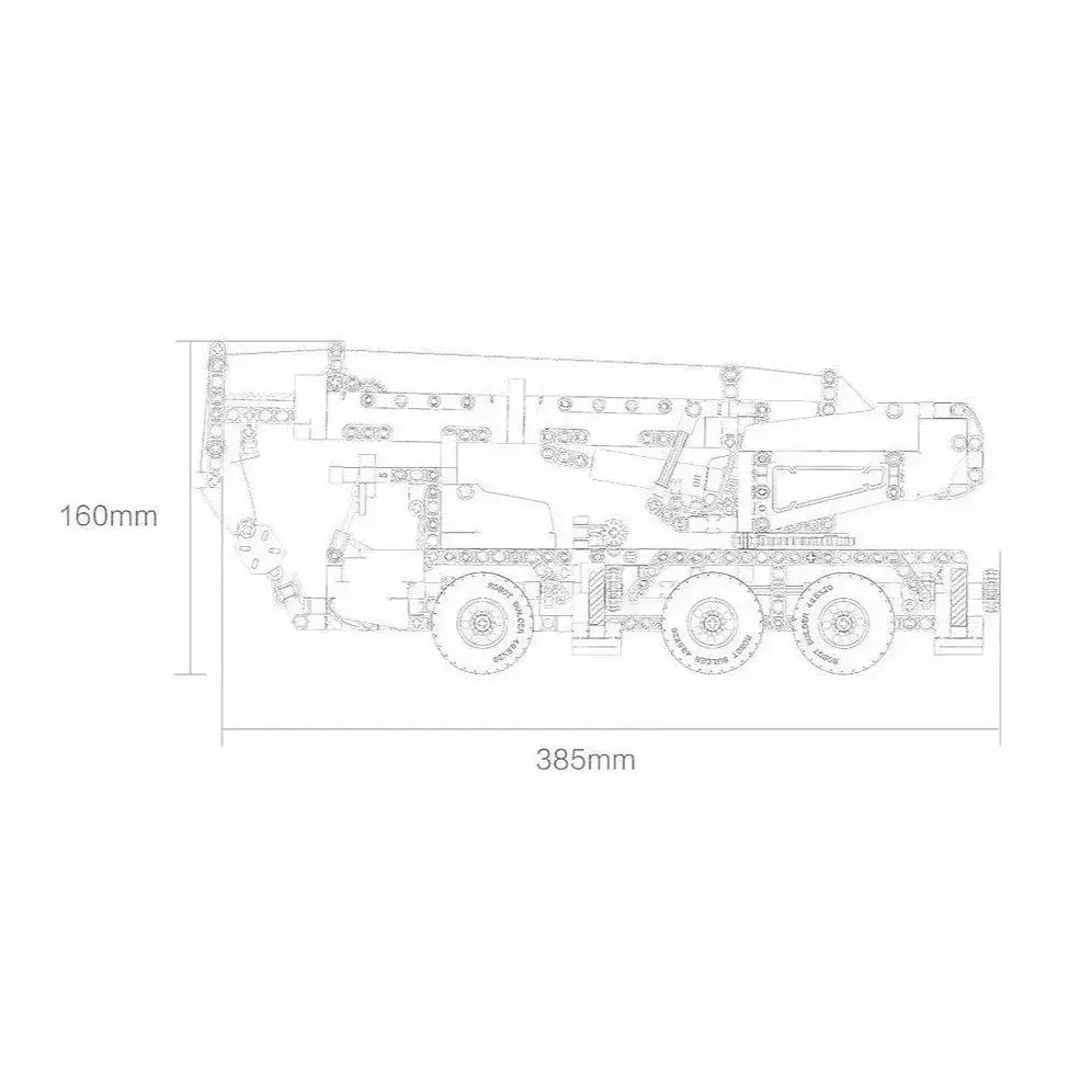 Конструктор Xiaomi Building Block Engineering Crane (MTJM03IQI) - фото 4