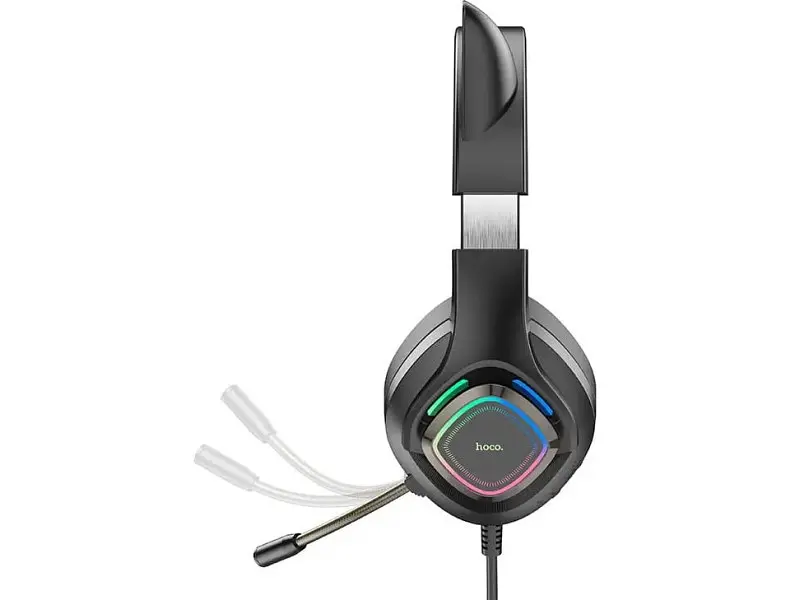 Навушники з мікрофоном Hoco W107 Cute Cat Ears Elf (W107B) (6931474791269) - фото 4