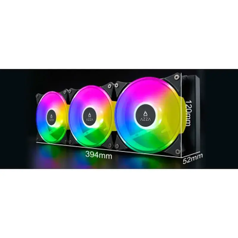 Система рідинного охолодження Azza Blizzard SP 360 (LCAZ-360R-ARGB SP) - фото 3