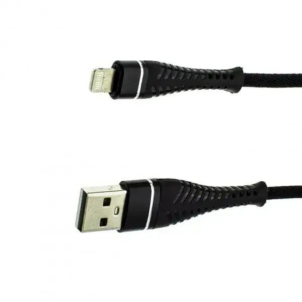 Кабель USB Lightning WUW X 113 color 1 m - фото 3