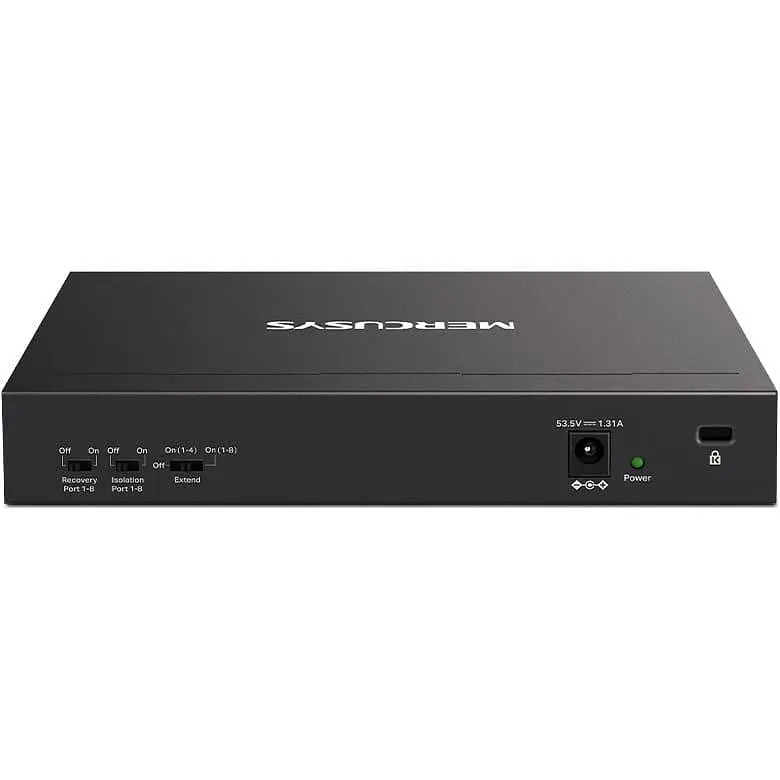Коммутатор Mercusys 10-портовий 10/100 Мбит/с ( 8 портив PoE +) Mercusys, MS110P (MS110P) - фото 3