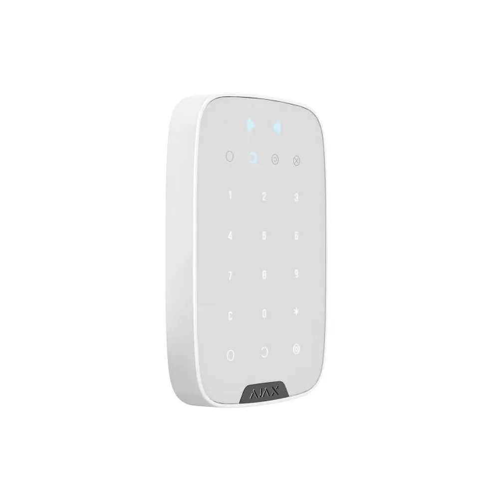 Беспроводная сенсорная клавиатура Ajax KeyPad Plus White (26078.83.WH) - фото 2