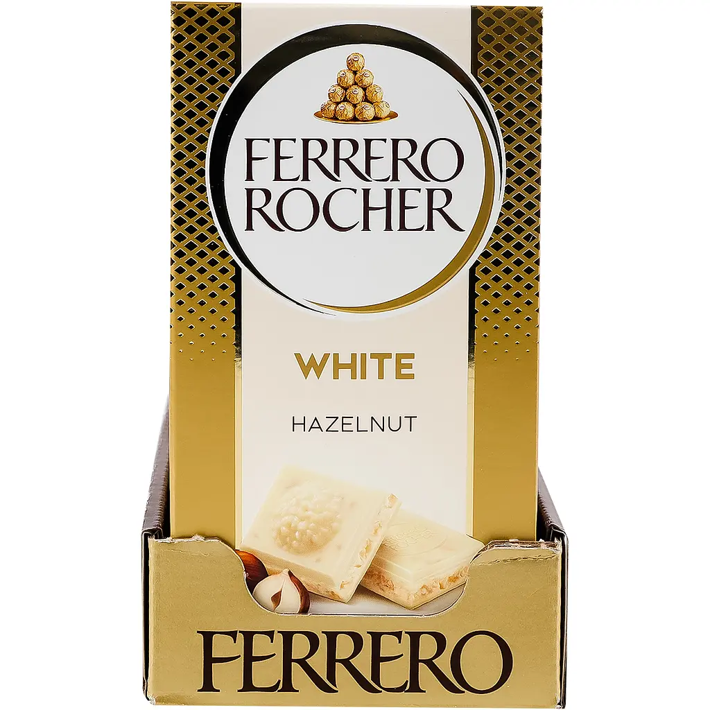 Шоколад Ferrero Rocher білий з лісовим горіхом 90 г (895509) - фото 3