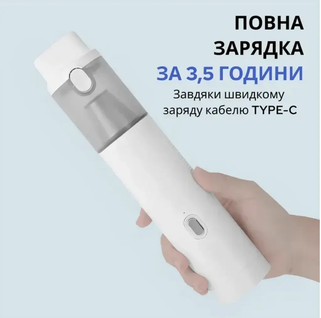 Пилосос акумуляторний Lydsto Multifunctional vacuum cleaner H1C white - фото 2