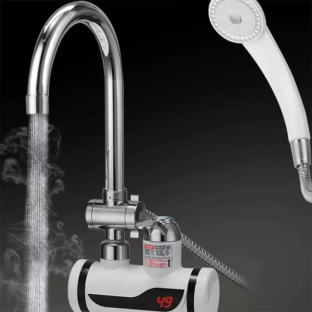Проточний водонагрівач Delimano/Універсальний ключ Snap-n-Grip/Насадка на кран аератор Water Saver AN 49146710/1 - фото 3