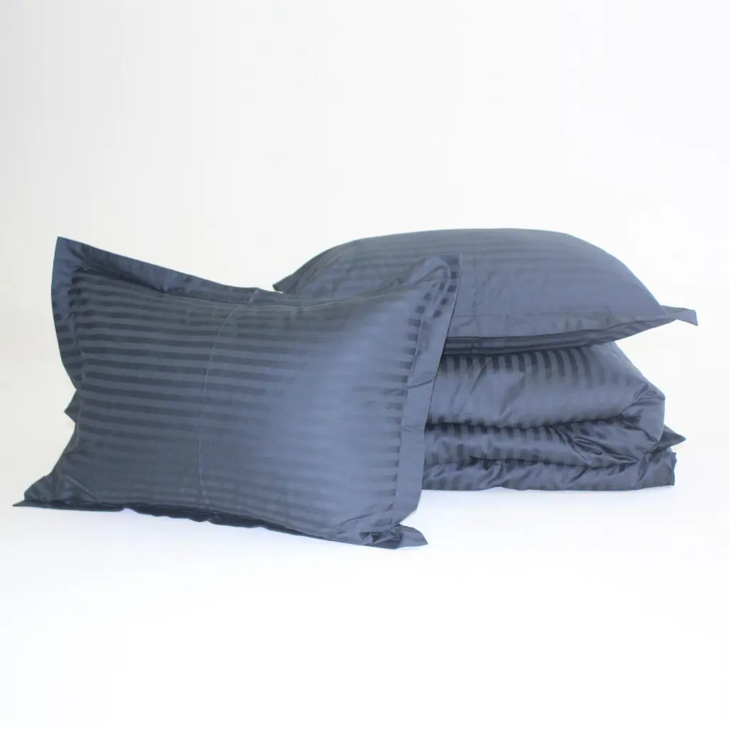 Постільна білизна MirSon Satin 30-0021DarkBlue 160х220 Сімейний (2200005255803) - фото 9