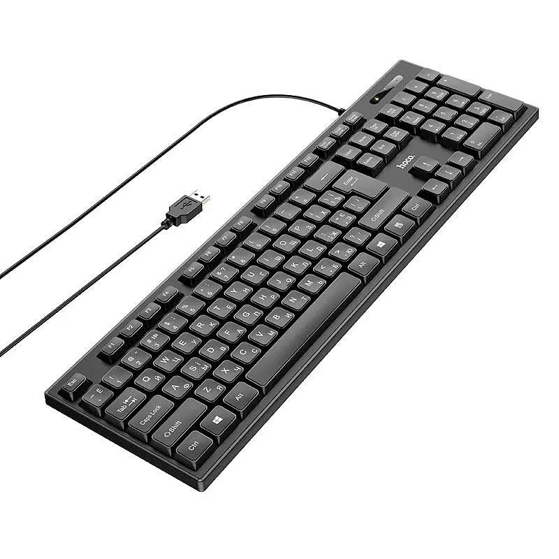 Клавиатура HOCO Ice wolf wired business keyboard GM23 (ru/ukr/en) - фото 7