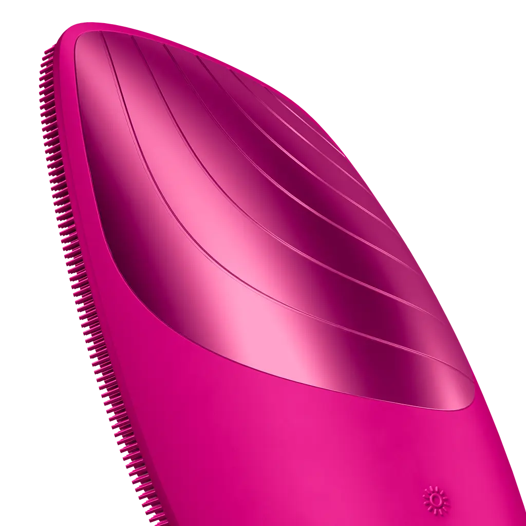 Електронна звукова термощітка для обличчя GESKE Sonic Thermo Facial Brush 6 в 1 бузкова - фото 4