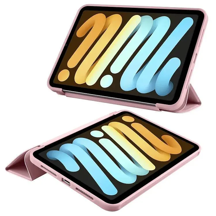 Чехол-книжка BeCover силиконовый для Apple iPad Mini 7 2024 Rose Gold (712434) - фото 2