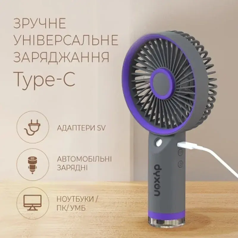Вентилятор DYXON MEGAFAN 3003 Gray - фото 6