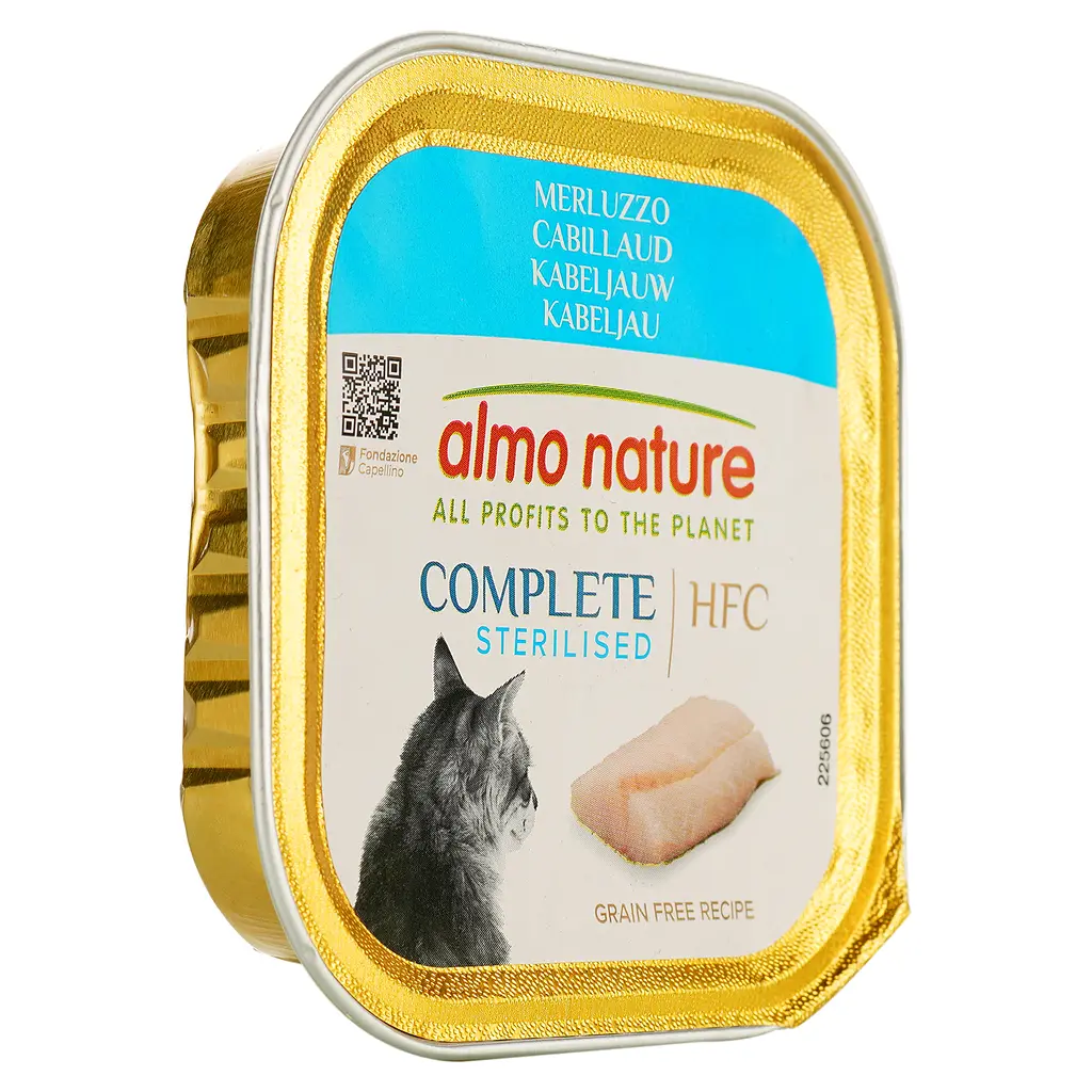 Влажный корм для кошек Almo Nature HFC Cat Complete Sterilised треска 85 г - фото 2