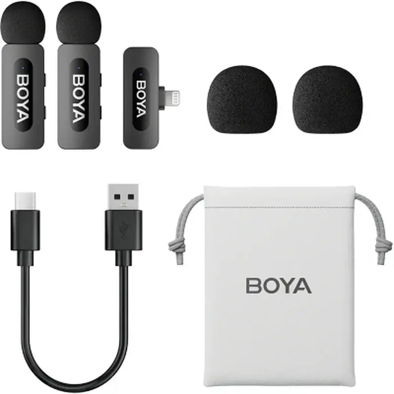 Мікрофон Boya BY-V2 Lightning Black (BY-V2) - фото 2