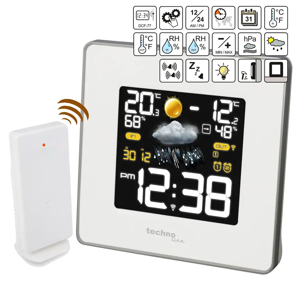 Метеостанція Technoline WS6440 White (WS6440) - фото 8