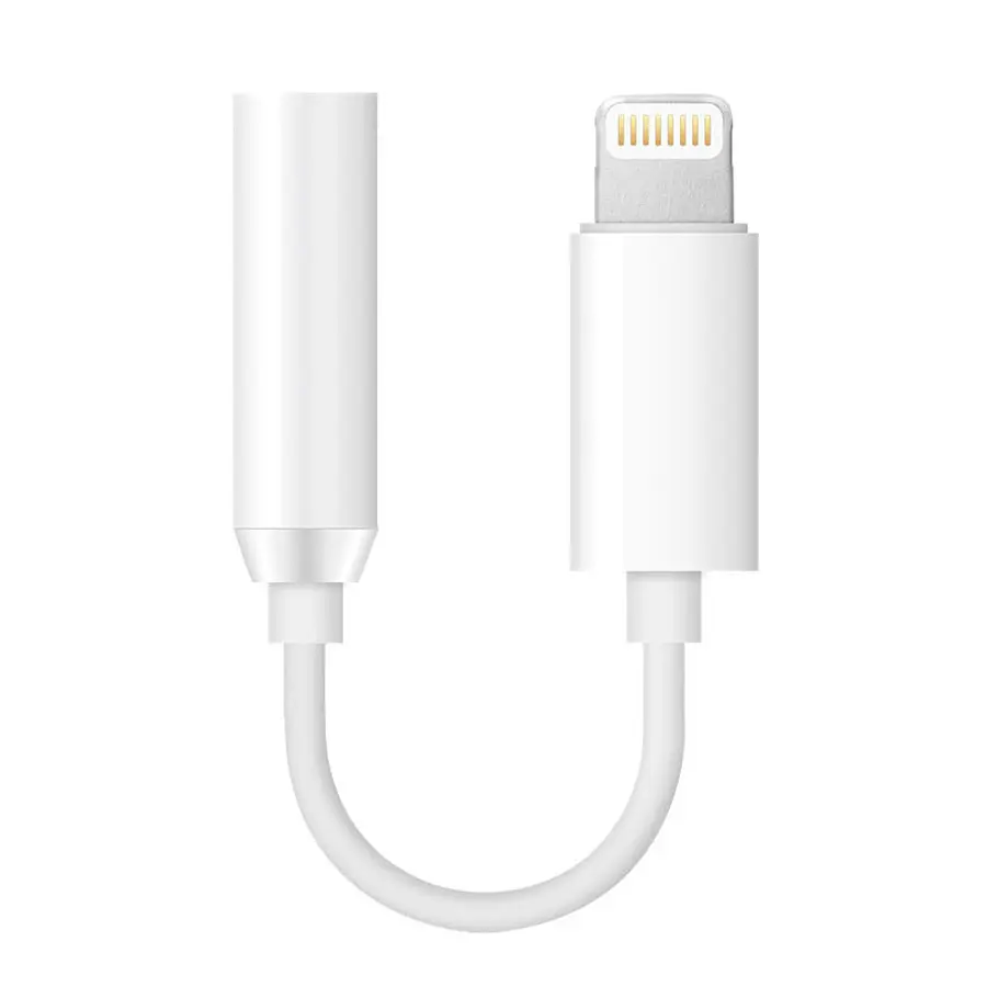 Перехідник Apple аудіо Lightning 3.5 J-002 білий - фото 2