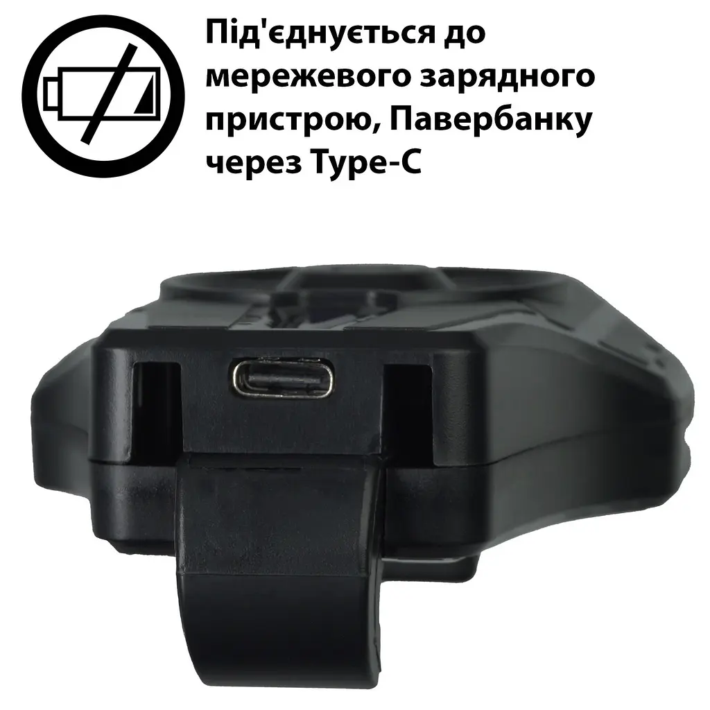 Кулер активне охолодження для телефону / планшета Memo DL01 шириною до 85 мм Black (18523) - фото 5