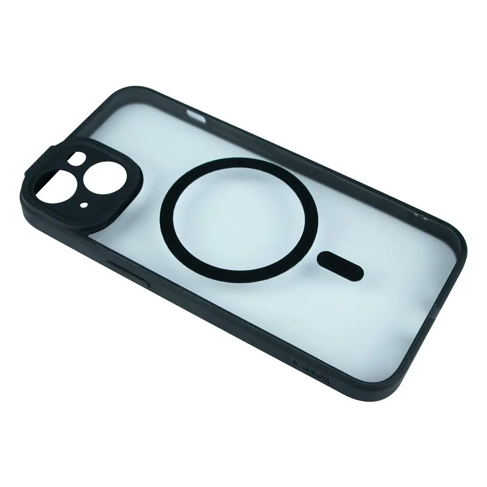 Чохол Baseus Frame Series Magnetic Case+Glass 0.22 mm Apple iPhone 14 ARJT020001 Black - фото 3