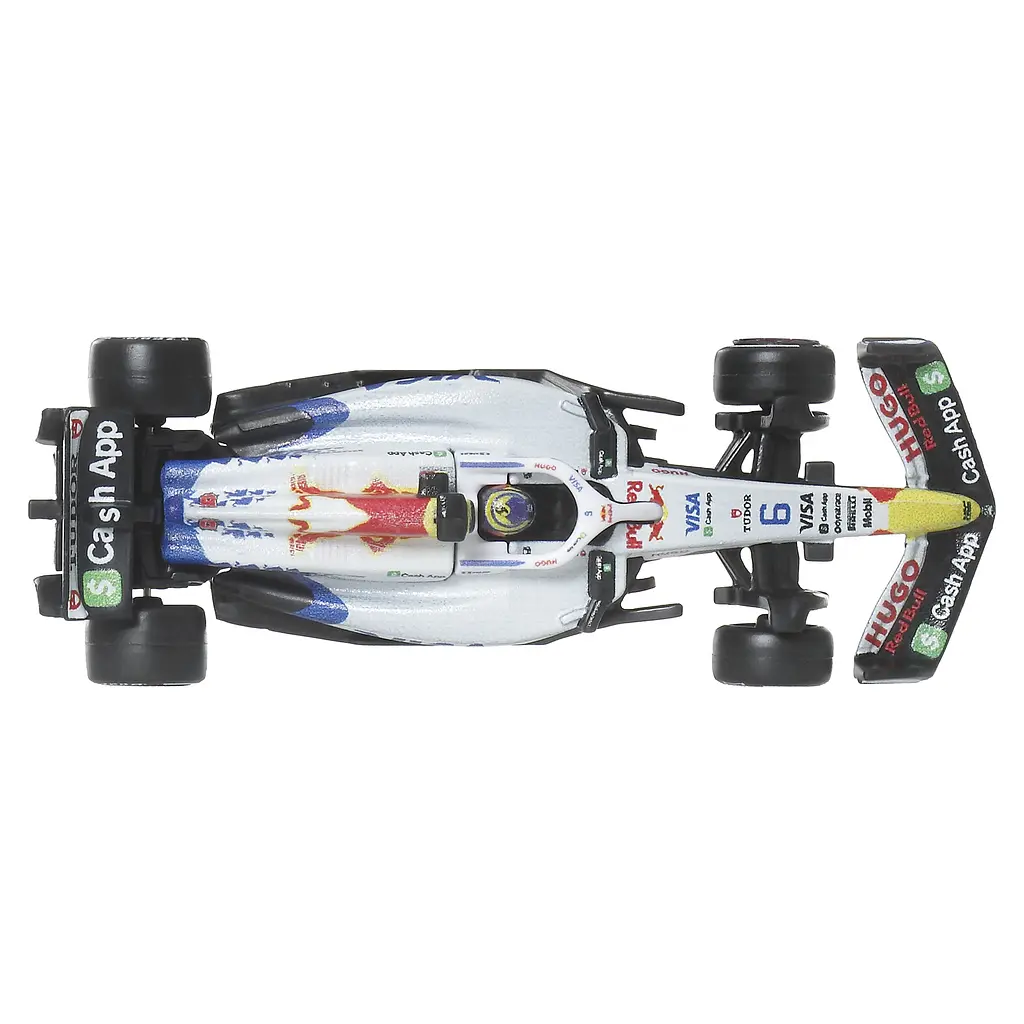 Набір колекційних машинок Hot Wheels Formula 1 VCARB Liam Lawson та Isack Hadjar 1:64, 2 шт. (JMM94) - фото 4
