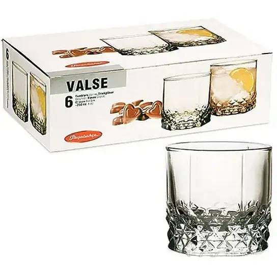 Набор низких стаканов Pasabahce Valse 250 мл 6 шт. (42943V-6) - фото 3