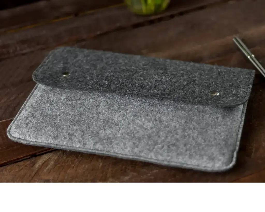 Чохол Gmakin Apple MacBook Pro 14` GM05-14 Felt Case (Black/Grey) [73580] - фото 9