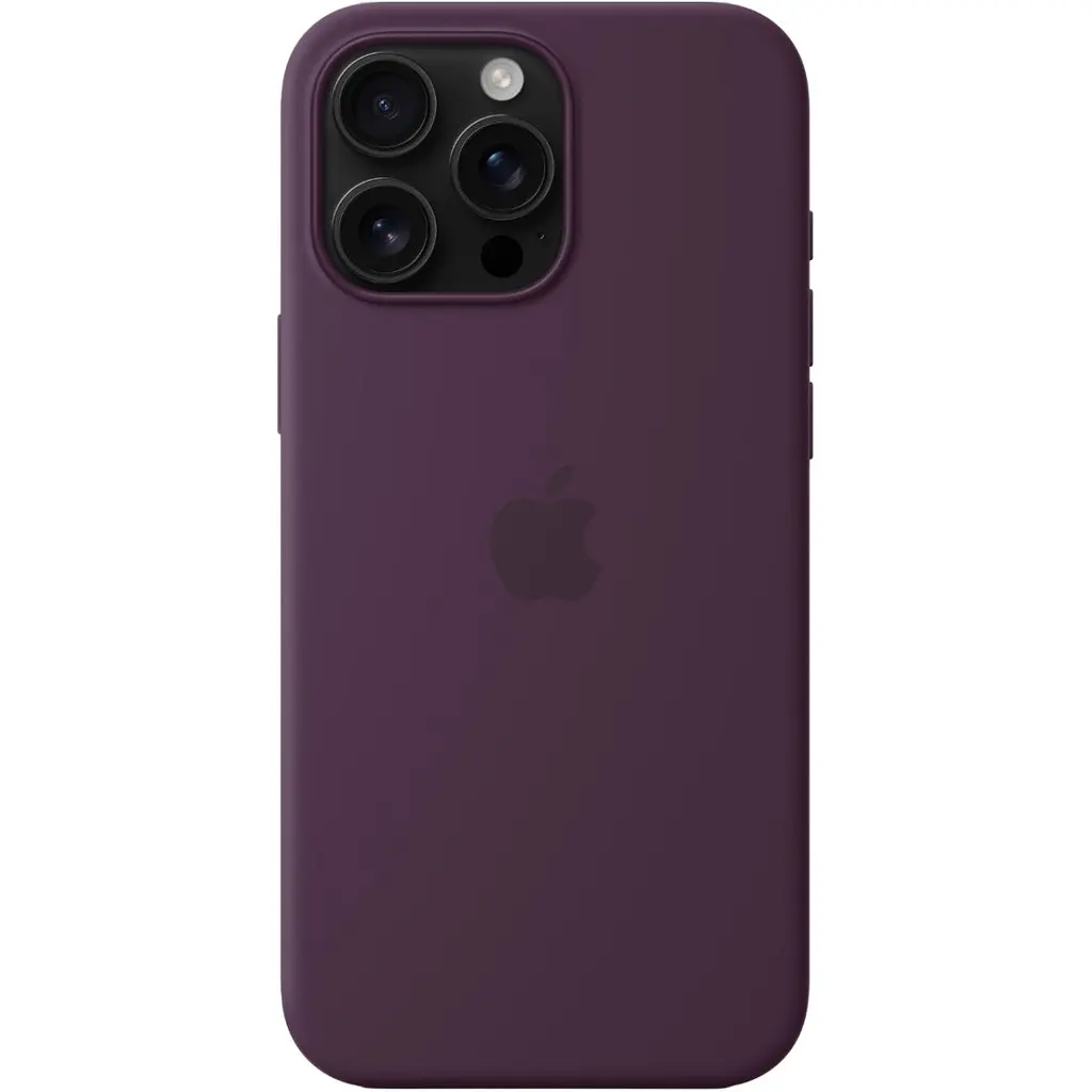 Чохол Silicone Case with MagSafe для Apple iPhone 16 Pro Max Plum AAA [116575] - фото 4