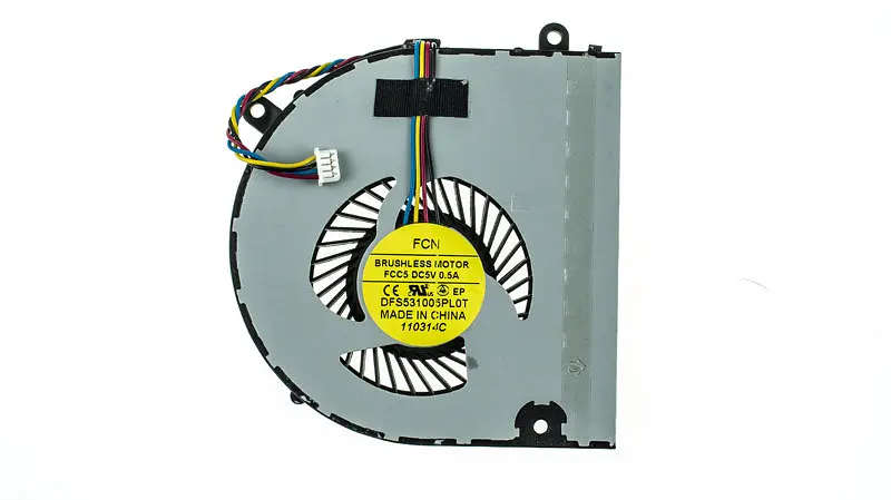 Вентилятор для ноутбука LENOVO G710 G710A DC 5V 0.5A 4pin (FCN DFS531005PL0T) (Кулер) - фото 2