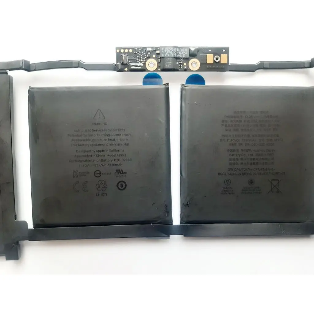 Акумулятор до ноутбука Apple A1953, 83.6Wh (7336mAh), 6cell, 11.4V, Li-ion (A47607) - фото 3