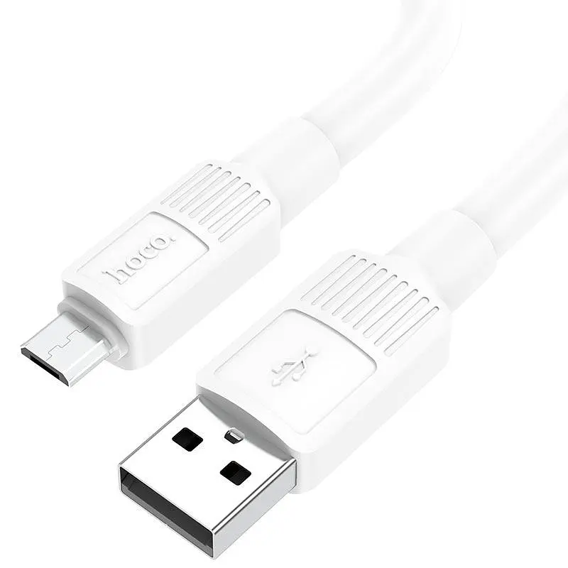 Кабель Hoco Micro USB Solid зарядный кабель для передачи данных X84 1 м 2.4A - фото 3
