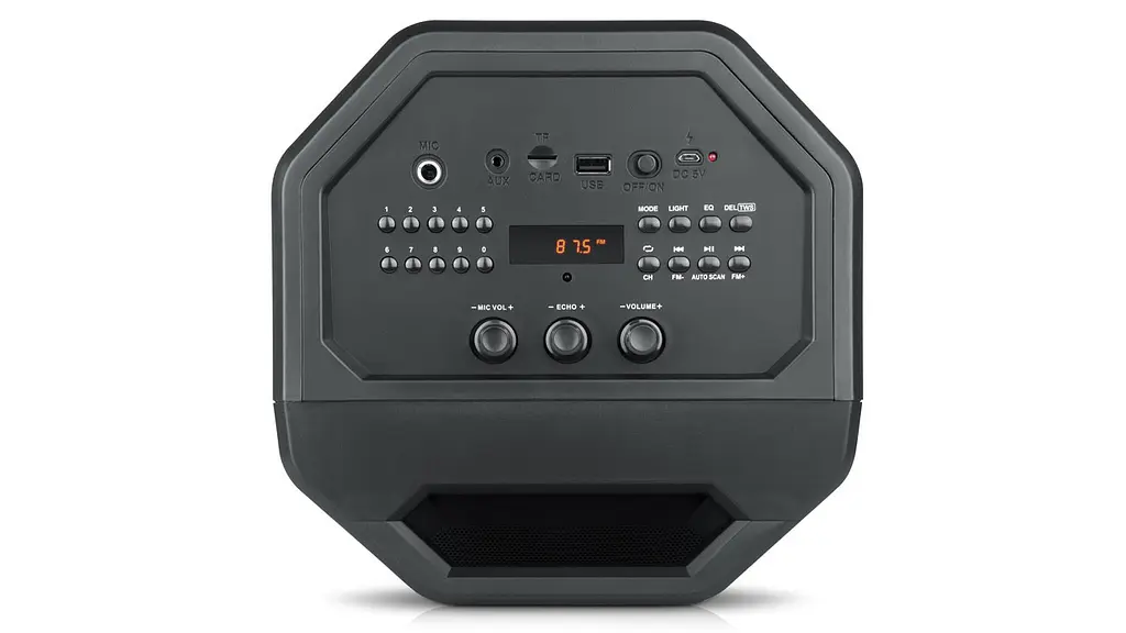 Портативный музыкальный центр бумбокс REAL-EL X-757 Black - фото 6