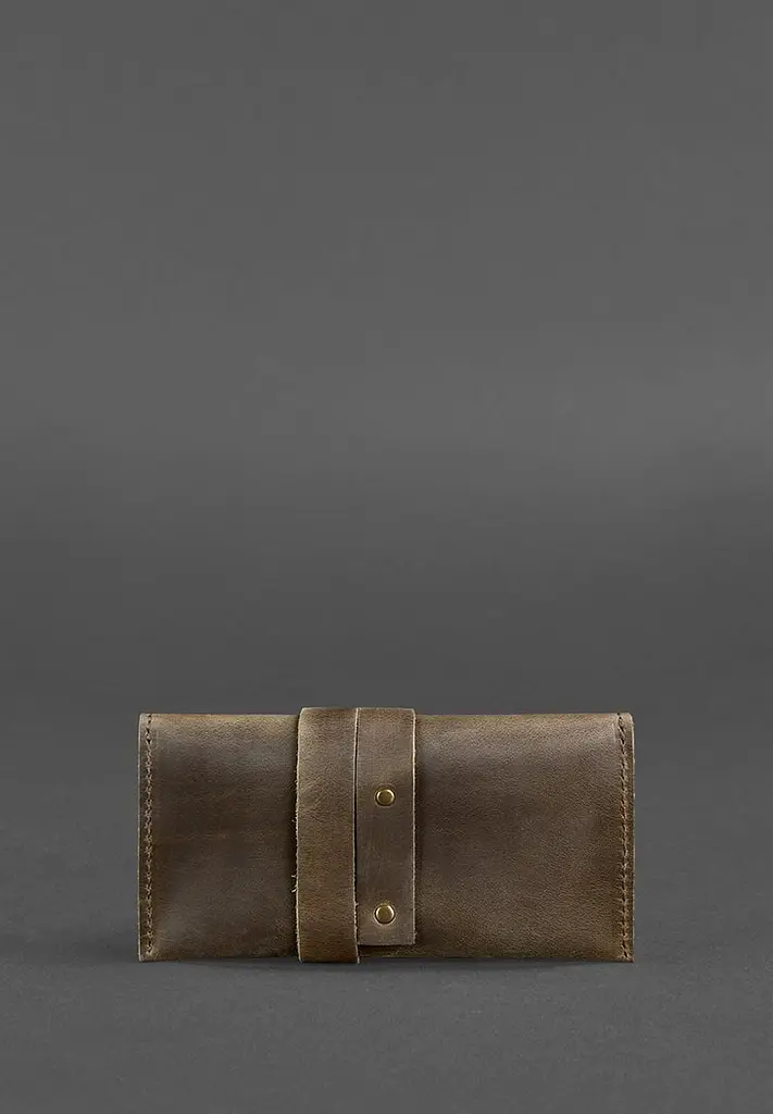 Кожаный кисет для табака 1.0 темно-коричневый - фото 5