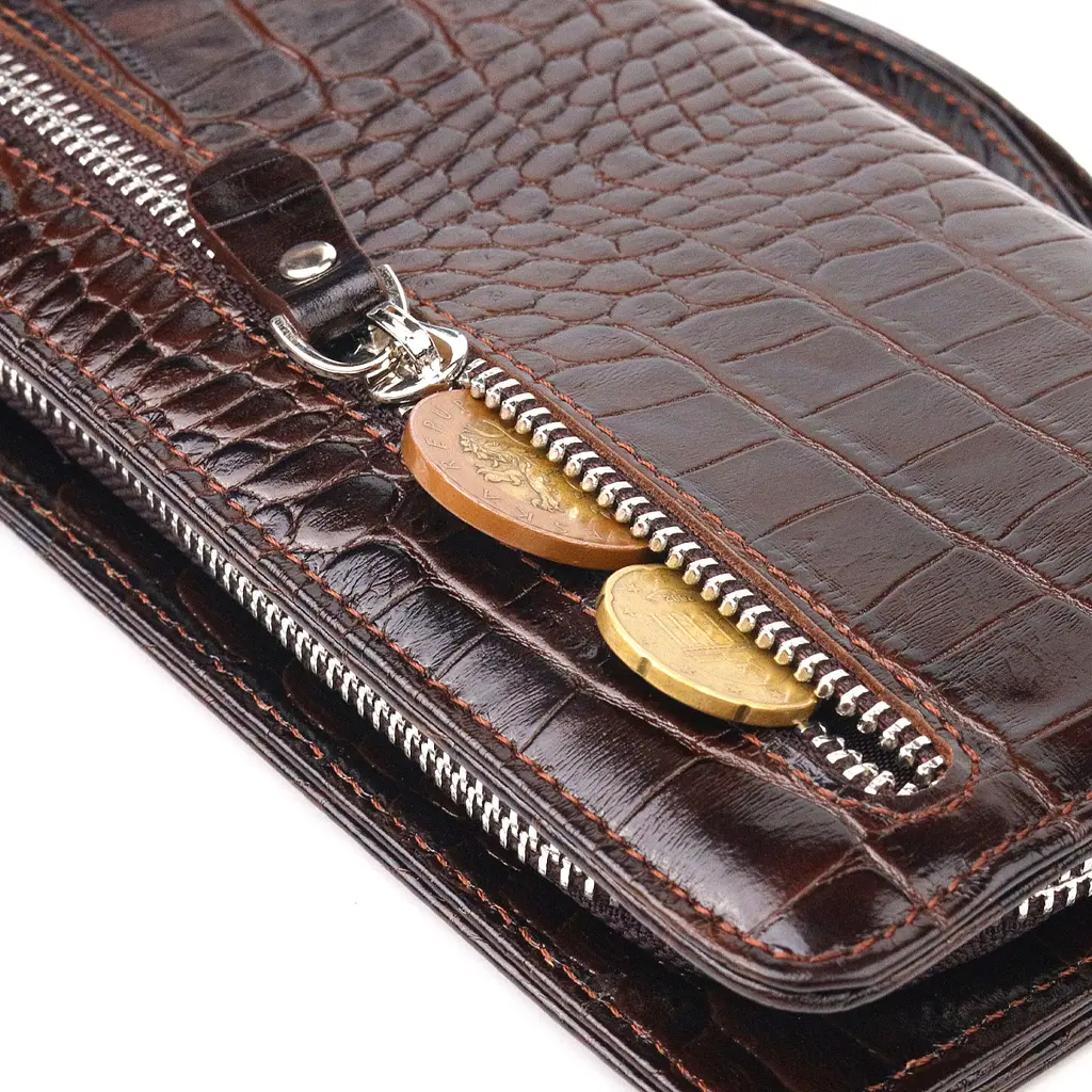 Кожаный женский кошелек Canpellini 20х10.5х3 см acs0025088 - фото 6