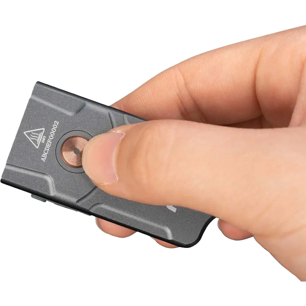 Ліхтар-брелок Fenix E03R V2.0 Grey - фото 3